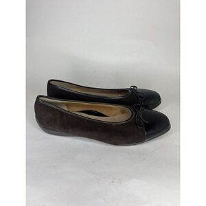 Ara Flats Shoes Women Size 8.5 UK US 11 Brown Leather Slip Ons